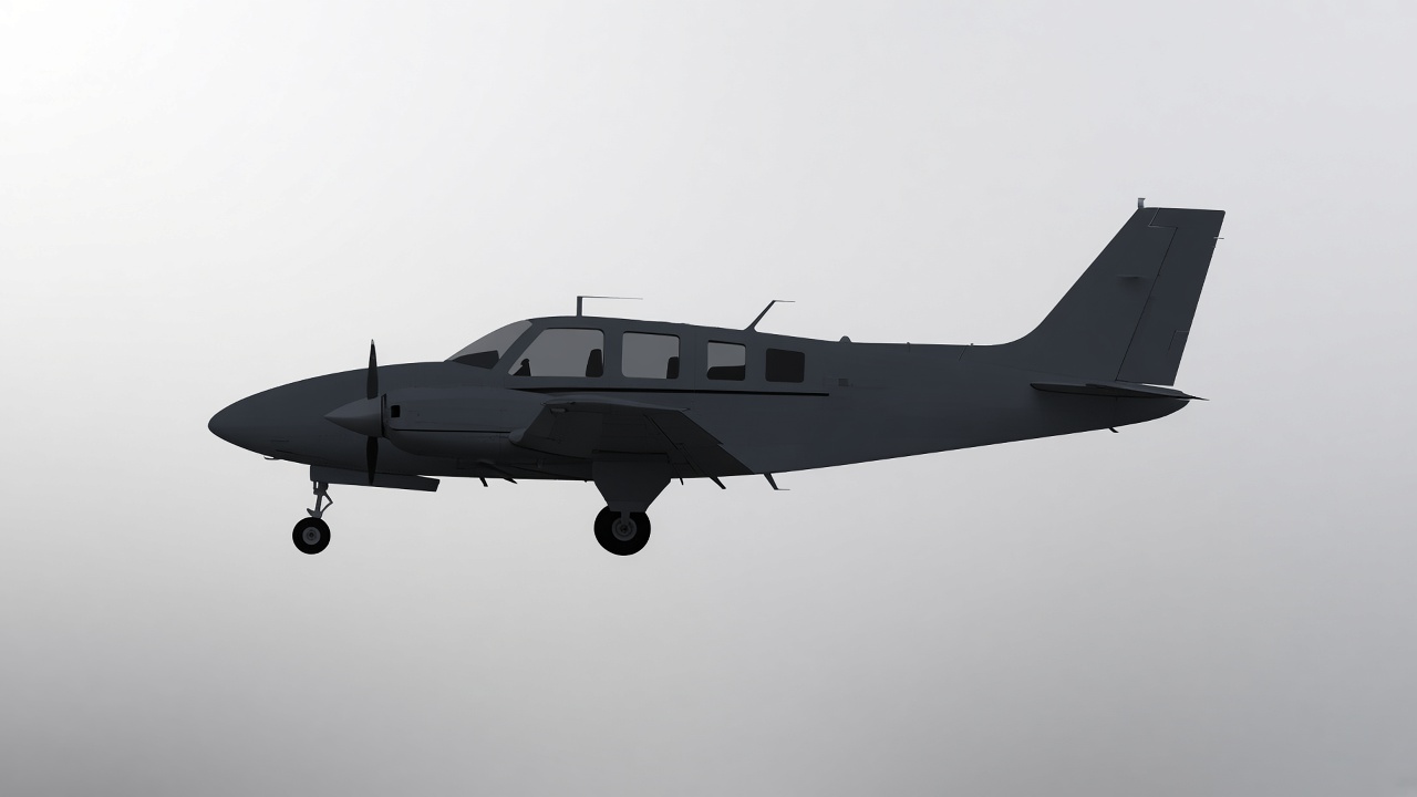Силуэт: Beechcraft Baron