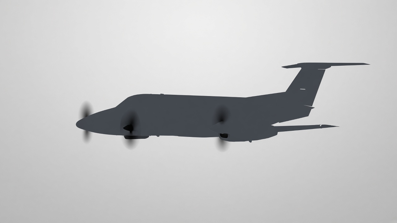 Силуэт: Beechcraft King Air