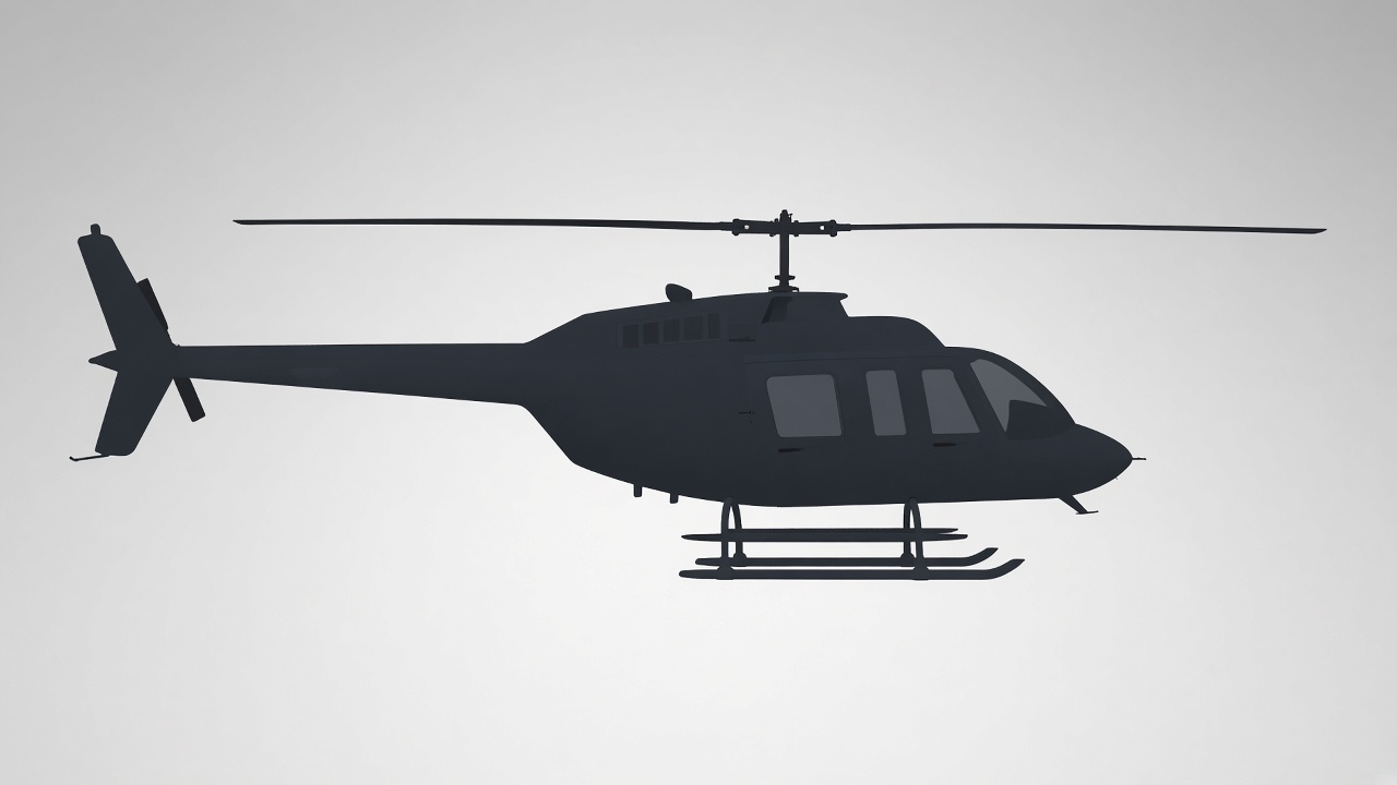 Силуэт: Bell 206