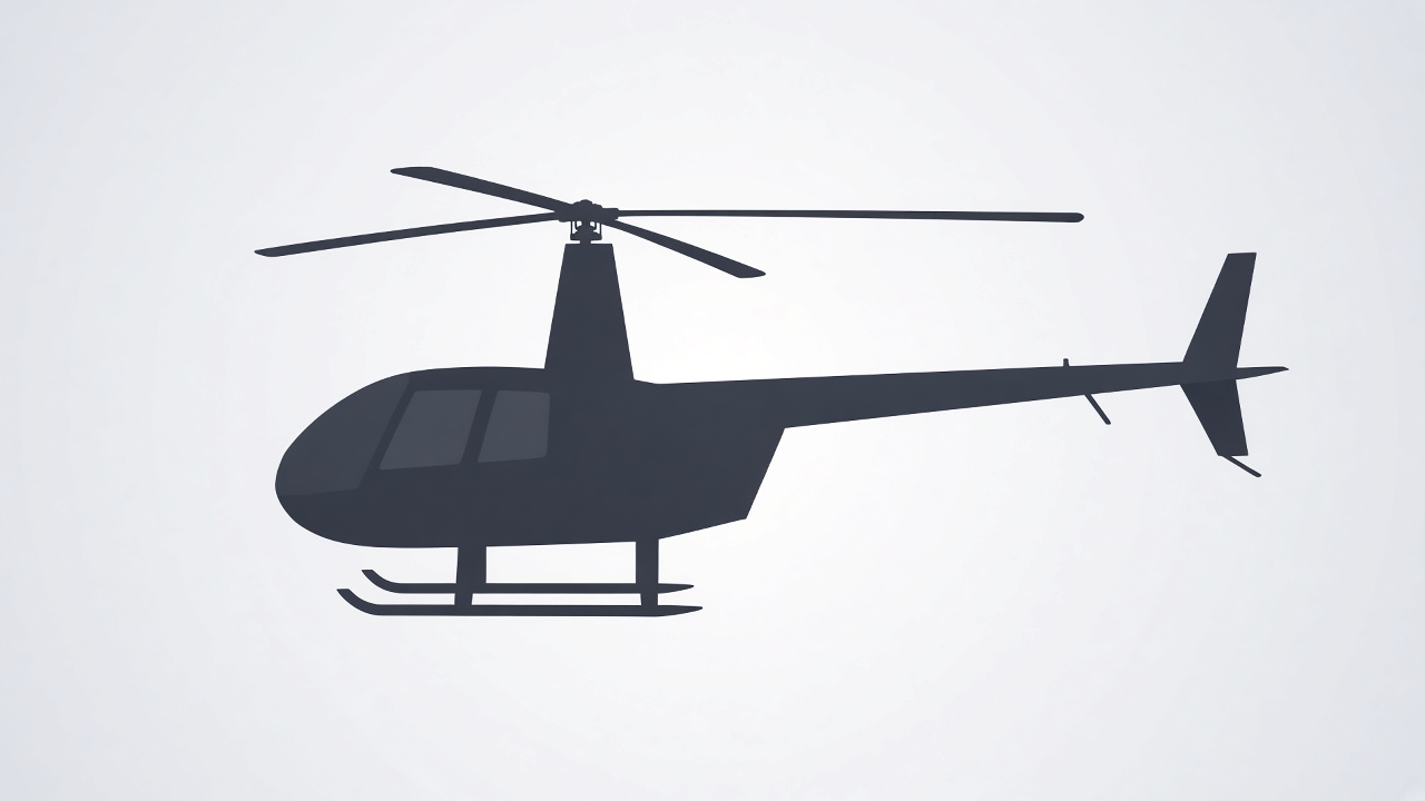 Силуэт: Robinson R44